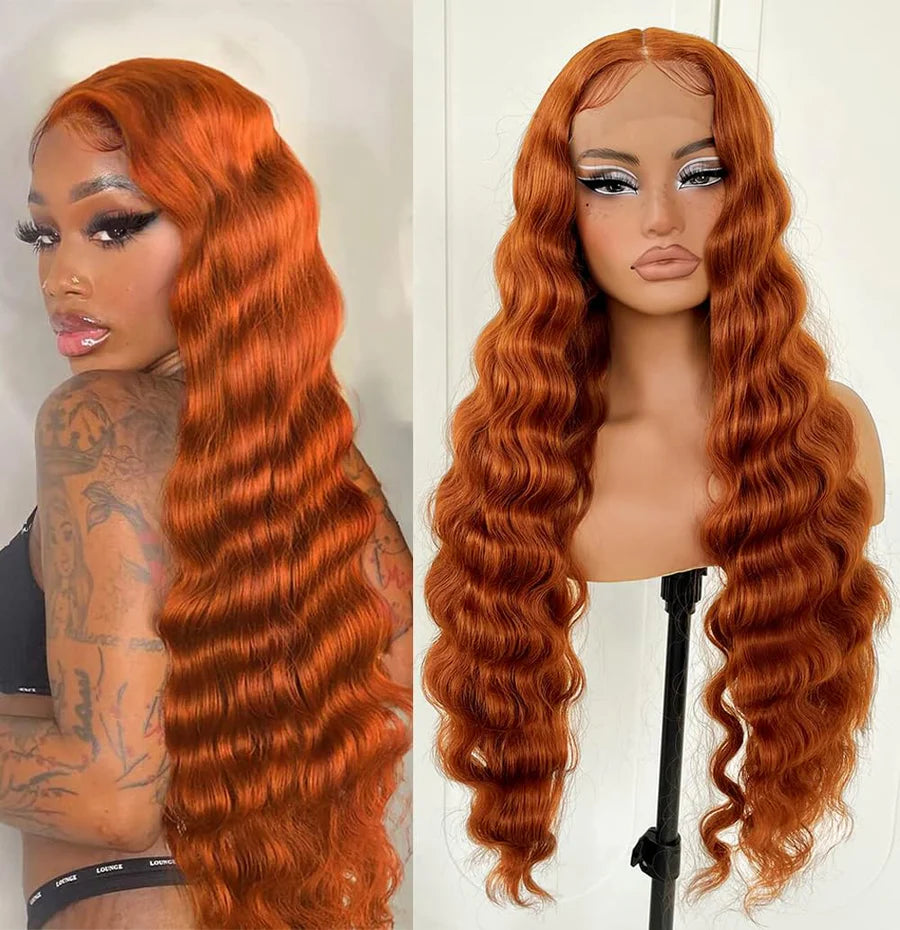 Ginger • Loose Deep Wave • Glueless • 13x4 HD Lace