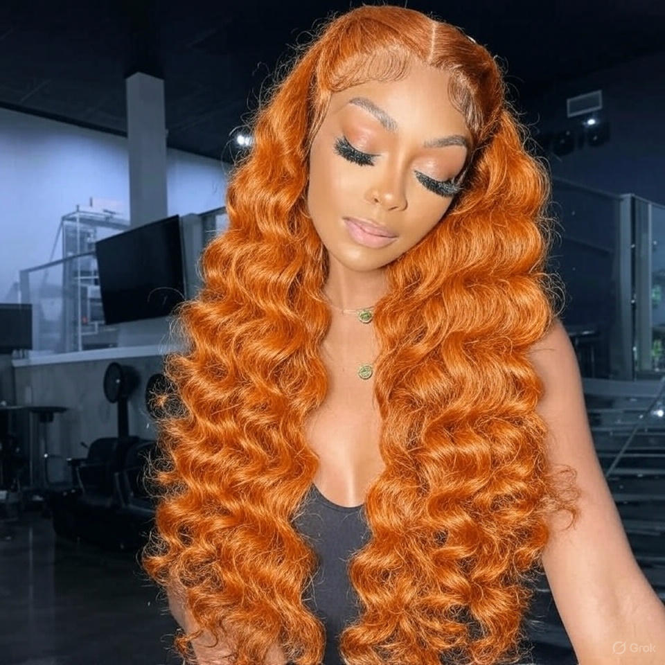 Ginger • Loose Deep Wave • Glueless • 13x4 HD Lace