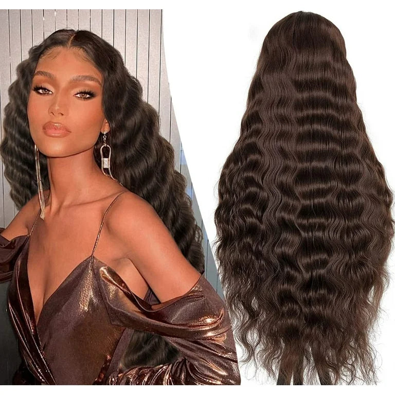Dark Brown • Loose Deep Wave • Glueless • 13x4 HD Lace