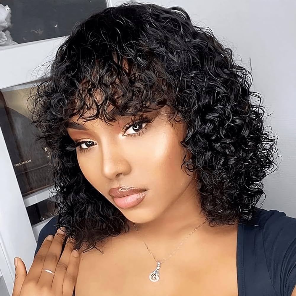 Black • Bob Water Wave • Glueless • 13x4 HD Lace