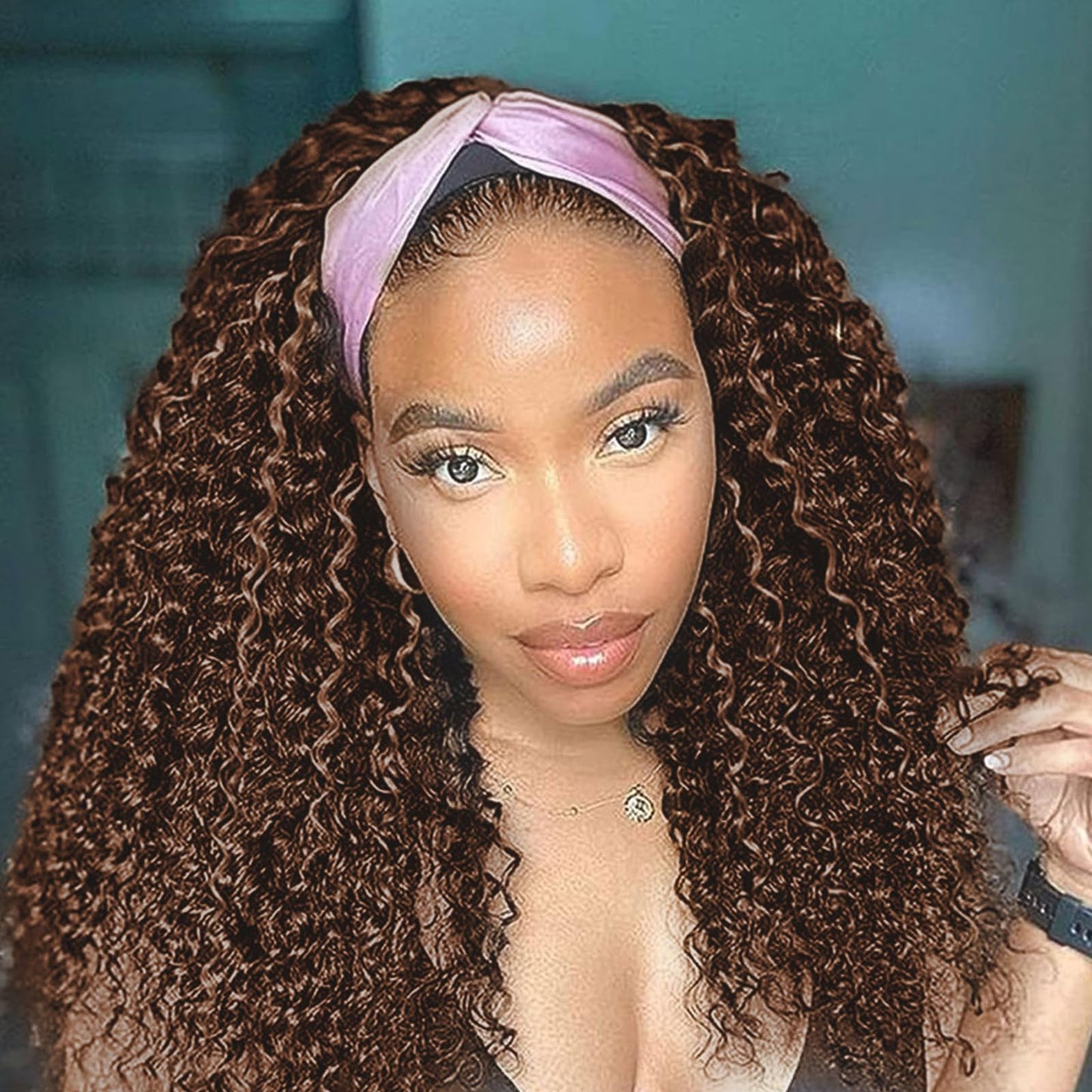 Chocolate Brown • Bob Deep Wave • Glueless • 13x4 HD Lace