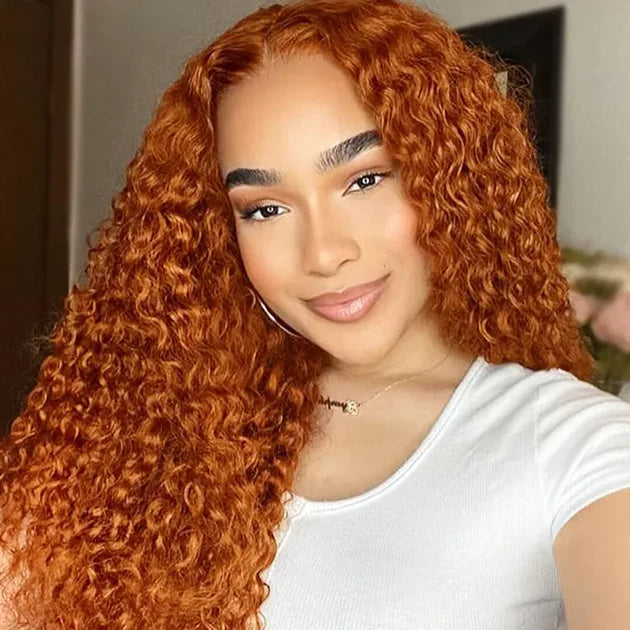 Ginger • Water Wave • Glueless • 13x4 HD Lace