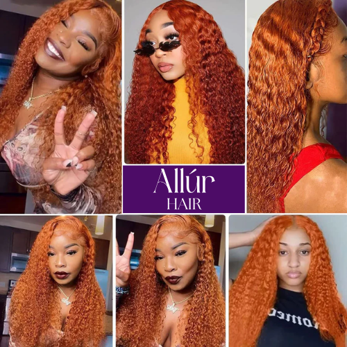 Ginger • Kinky Curly • Glueless • 13x4 HD Lace
