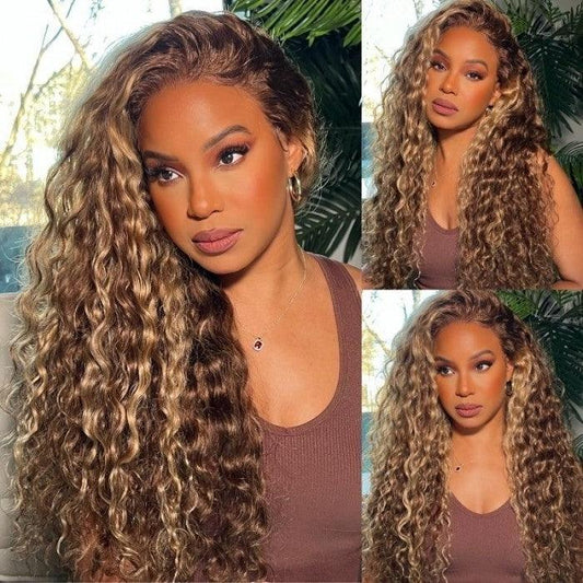 Highlight • Water Wave • Glueless • 13x4 HD Lace