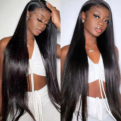 Black • Straight • Glueless • 13x4 HD Lace