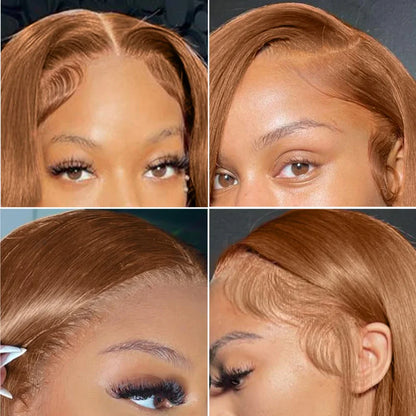 Light Brown • Straight • Glueless • 13x4 HD Lace