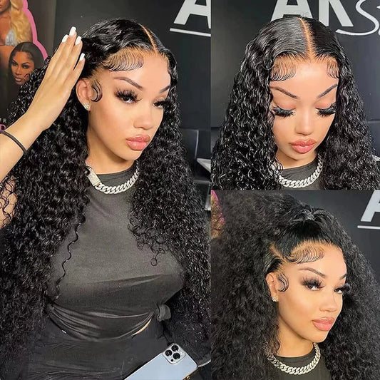 Black • Natural Wave • Glueless • 13x4 HD Lace