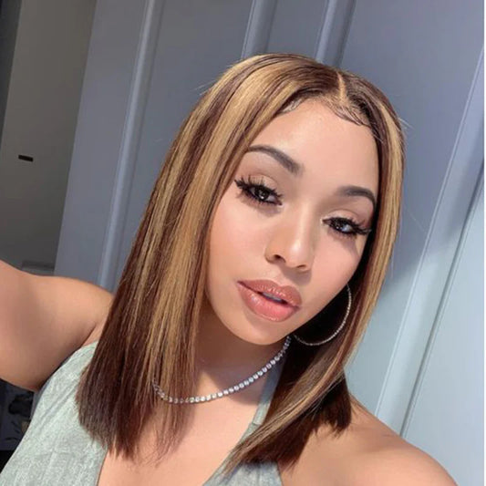 Highlight • Bob Straight • Glueless • 13x4 HD Lace