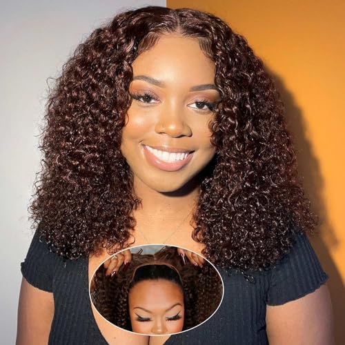 Chocolate Brown • Bob Deep Wave • Glueless • 13x4 HD Lace