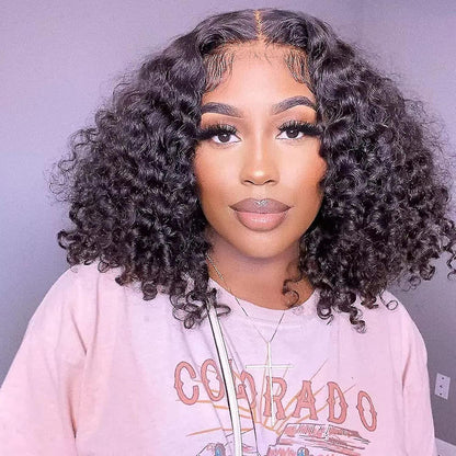 Black • Bob Deep Wave • Glueless • 13x4 HD Lace