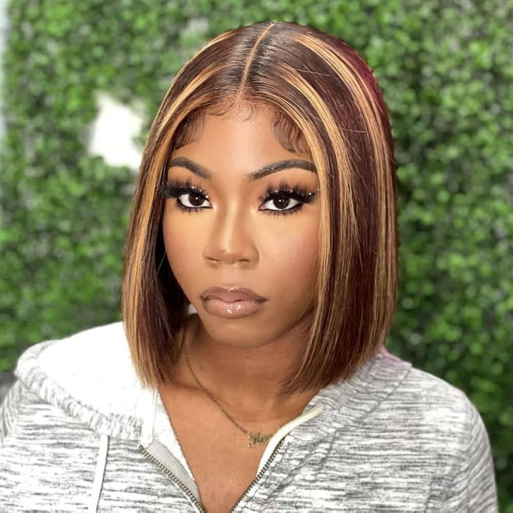 Highlight • Bob Straight • Glueless • 13x4 HD Lace