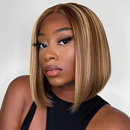 Highlight • Bob Straight • Glueless • 13x4 HD Lace