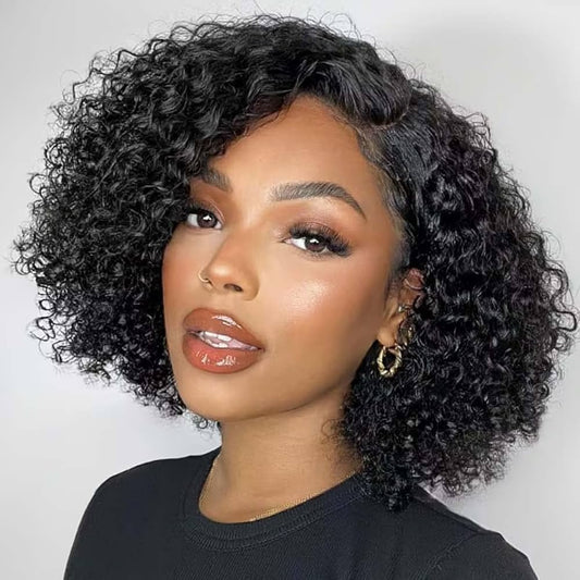 Black • Bob Natural Wave• Glueless • 13x4 HD Lace
