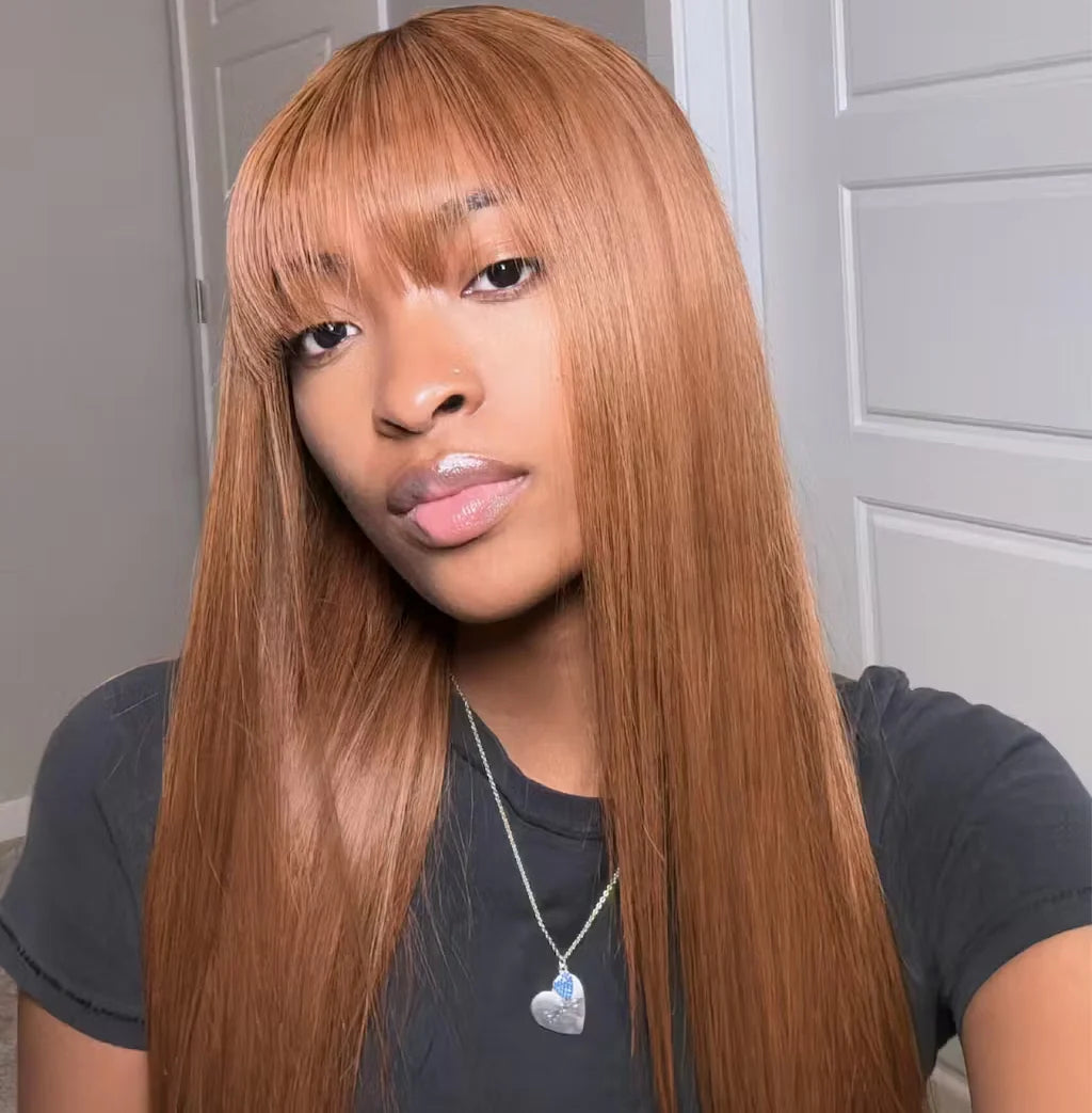 Light Brown • Straight • Glueless • 13x4 HD Lace