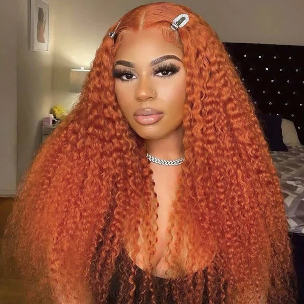 Ginger • Kinky Curly • Glueless • 13x4 HD Lace