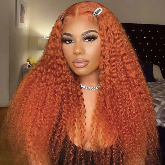 Ginger • Kinky Curly • Glueless • 13x4 HD Lace