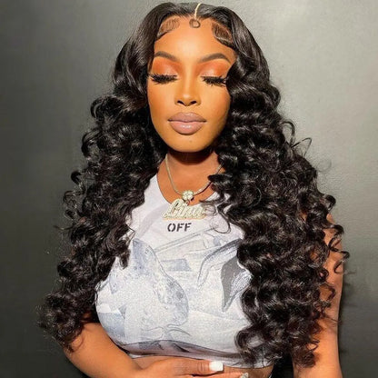 Black • Deep Wave • Glueless • 13x4 HD Lace