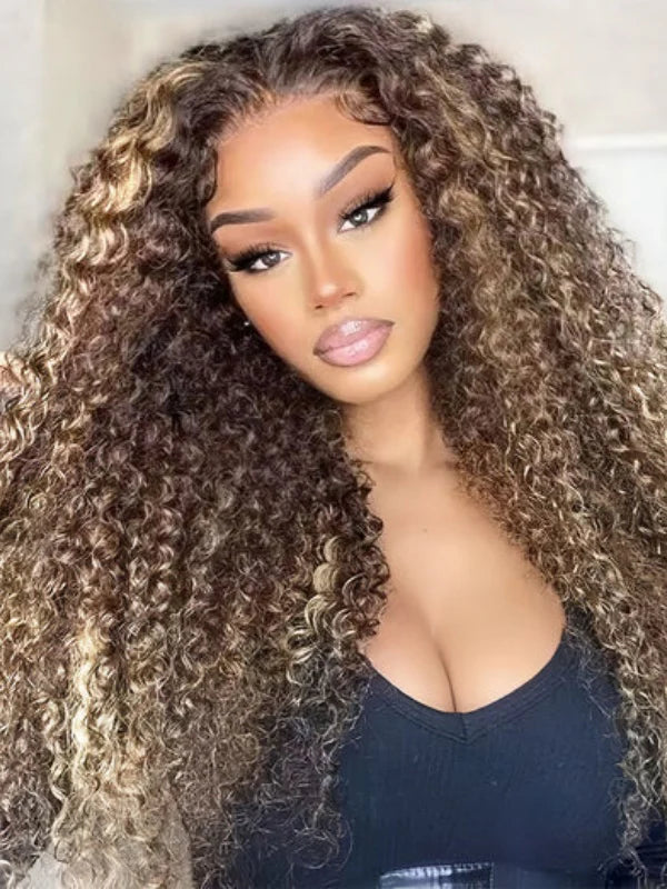 Highlight • Kinky Curly • Glueless • 13x4 HD Lace