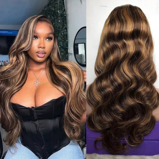 Highlight • Body Wave • Glueless • 13x4 HD Lace
