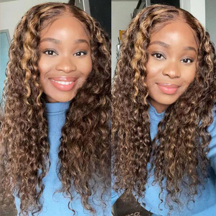 Highlight • Deep Wave • Glueless • 13x4 HD Lace