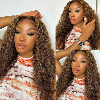 Highlight • Deep Wave • Glueless • 13x4 HD Lace