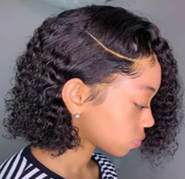 Black • Bob Deep Wave • Glueless • 13x4 HD Lace