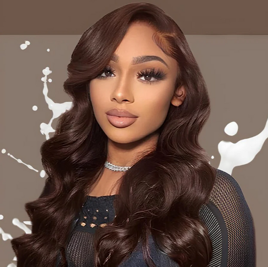 Dark Brown • Body Wave • Glueless • 13x4 HD Lace