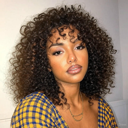 Brown • Bob Natural Wave • Glueless • 13x4 HD Lace
