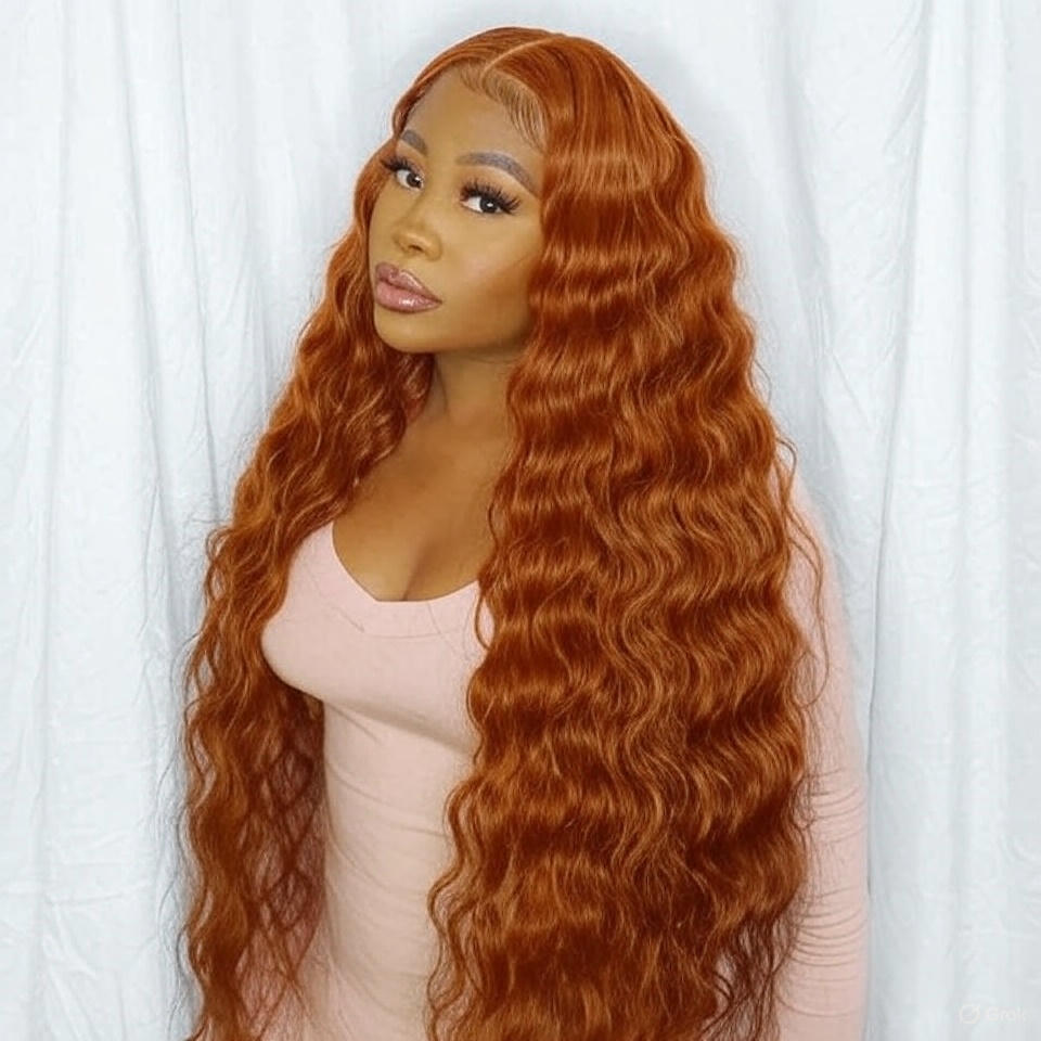 Ginger •  Loose Deep Wave • Glueless • 13x4 HD Lace