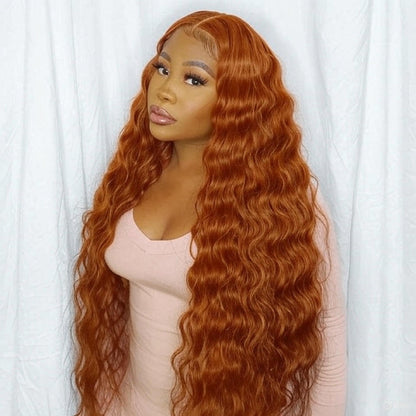 Ginger •  Loose Deep Wave • Glueless • 13x4 HD Lace