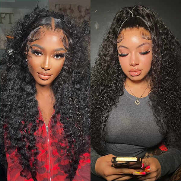 Black • Jerry Curly • Glueless • 13x4 HD Lace