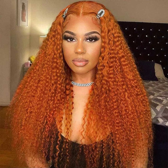 Ginger • Water Wave • Glueless • 13x4 HD Lace