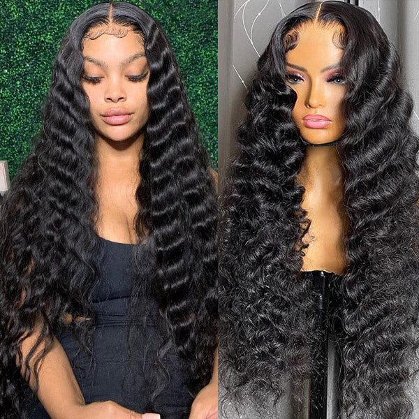 Black • Loose Deep Wave • Glueless • 13x4 HD Lace