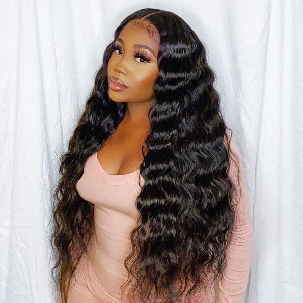 Black • Loose Deep Wave • Glueless • 13x4 HD Lace
