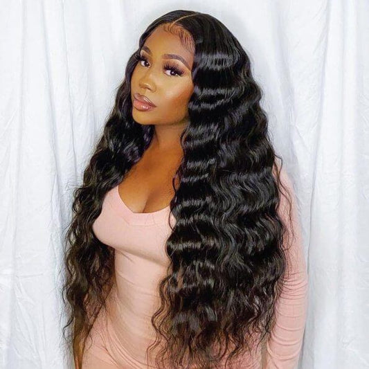 Black • Loose Deep Wave • Glueless • 13x4 HD Lace