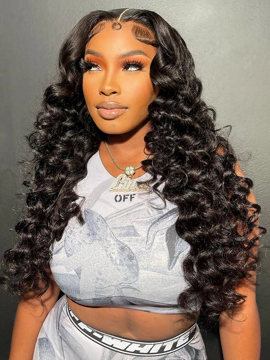 Black • Deep Wave • Glueless • 13x4 HD Lace