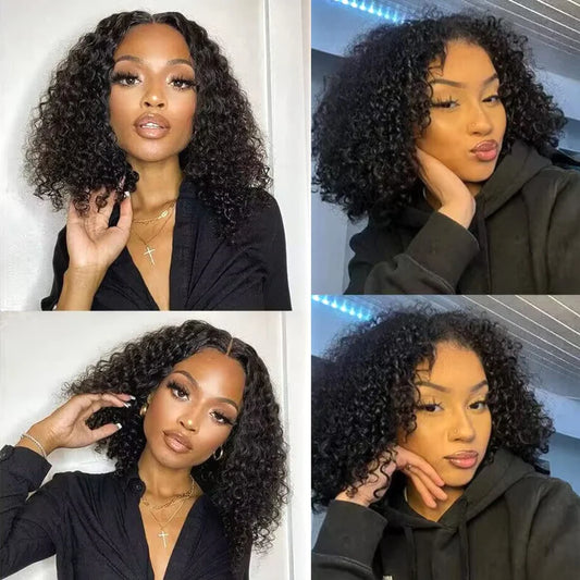 Black • Bob Natural Wave• Glueless • 13x4 HD Lace