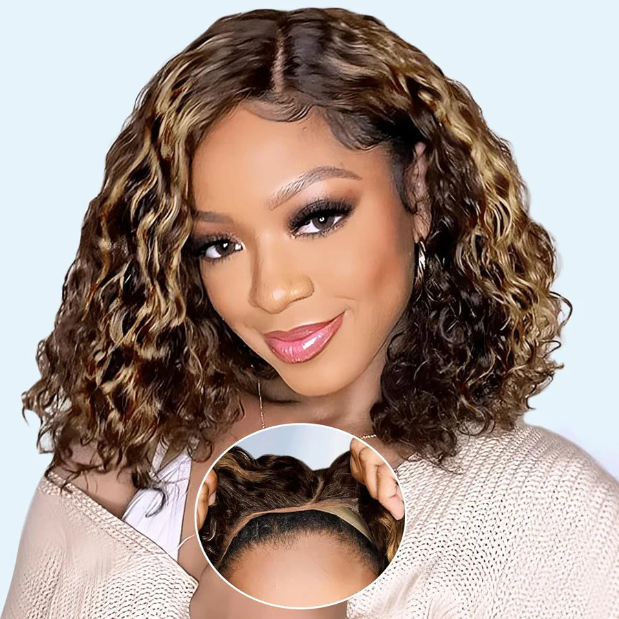 Highlight • Bob Natural Wave • Glueless • 13x4 HD Lace